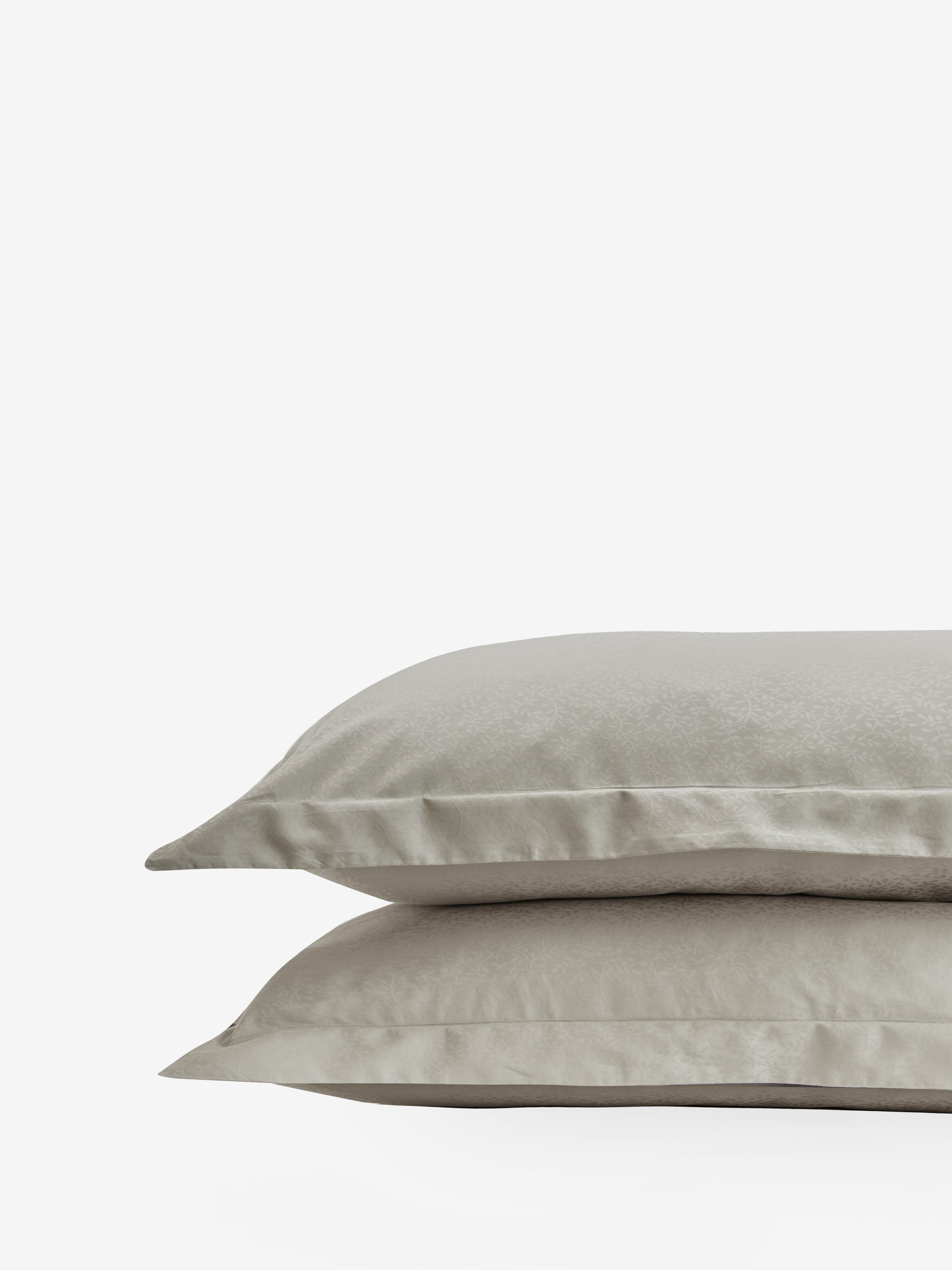 זוג ציפיות ג'קארד עלים