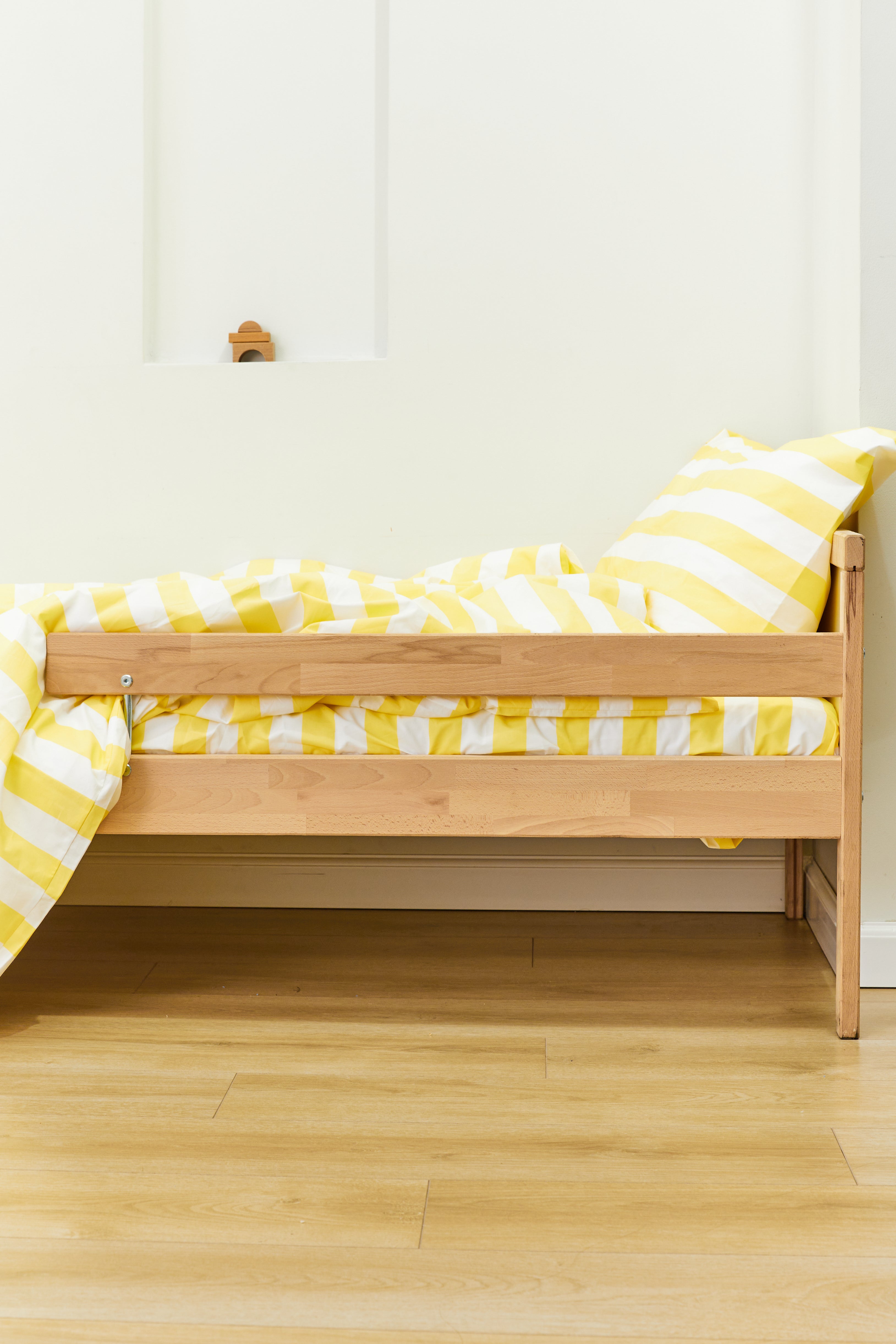 סט מצעי פרקל ילדים Banana Strips