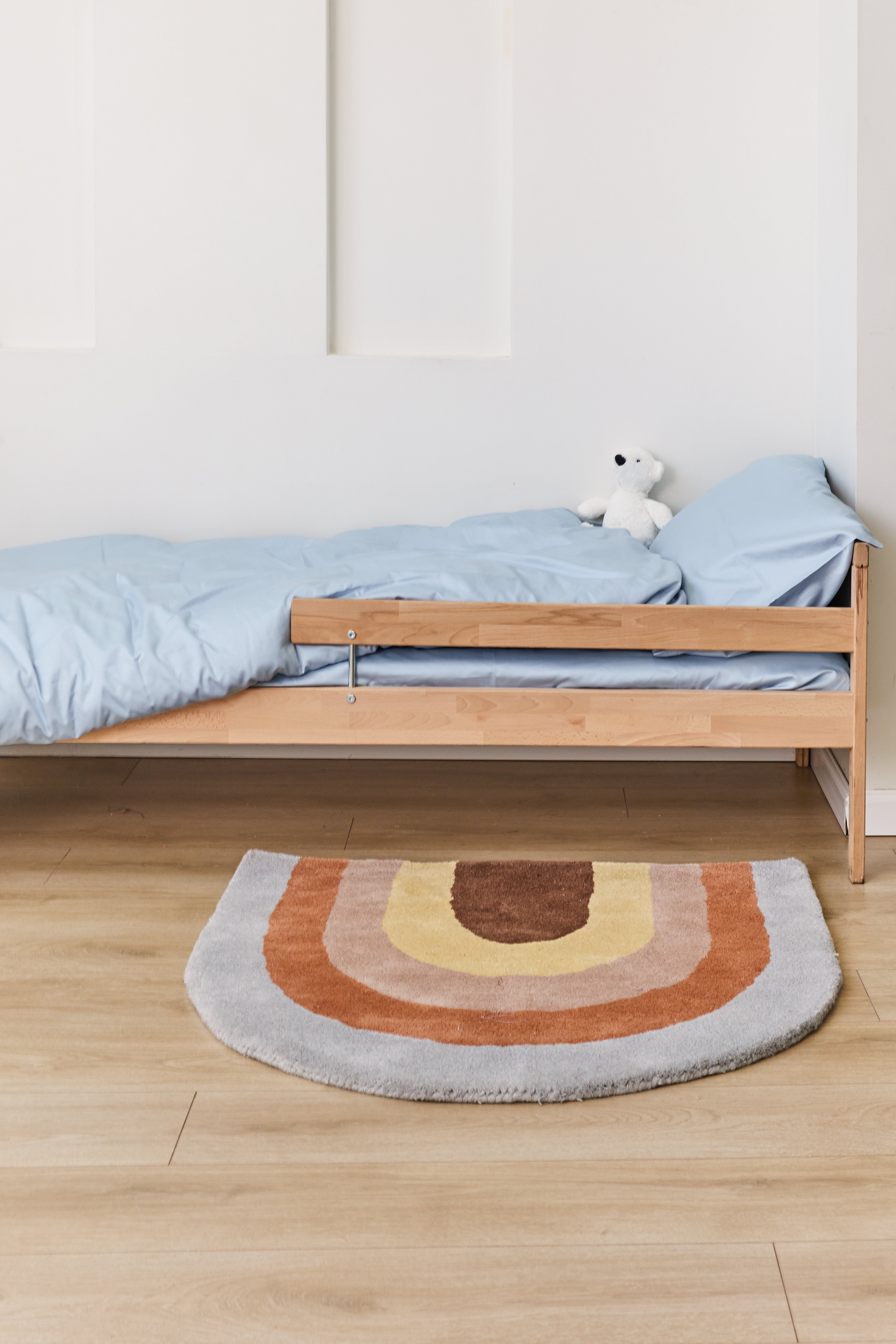 סט מצעי סאטן 500 ילדים Baby Blue