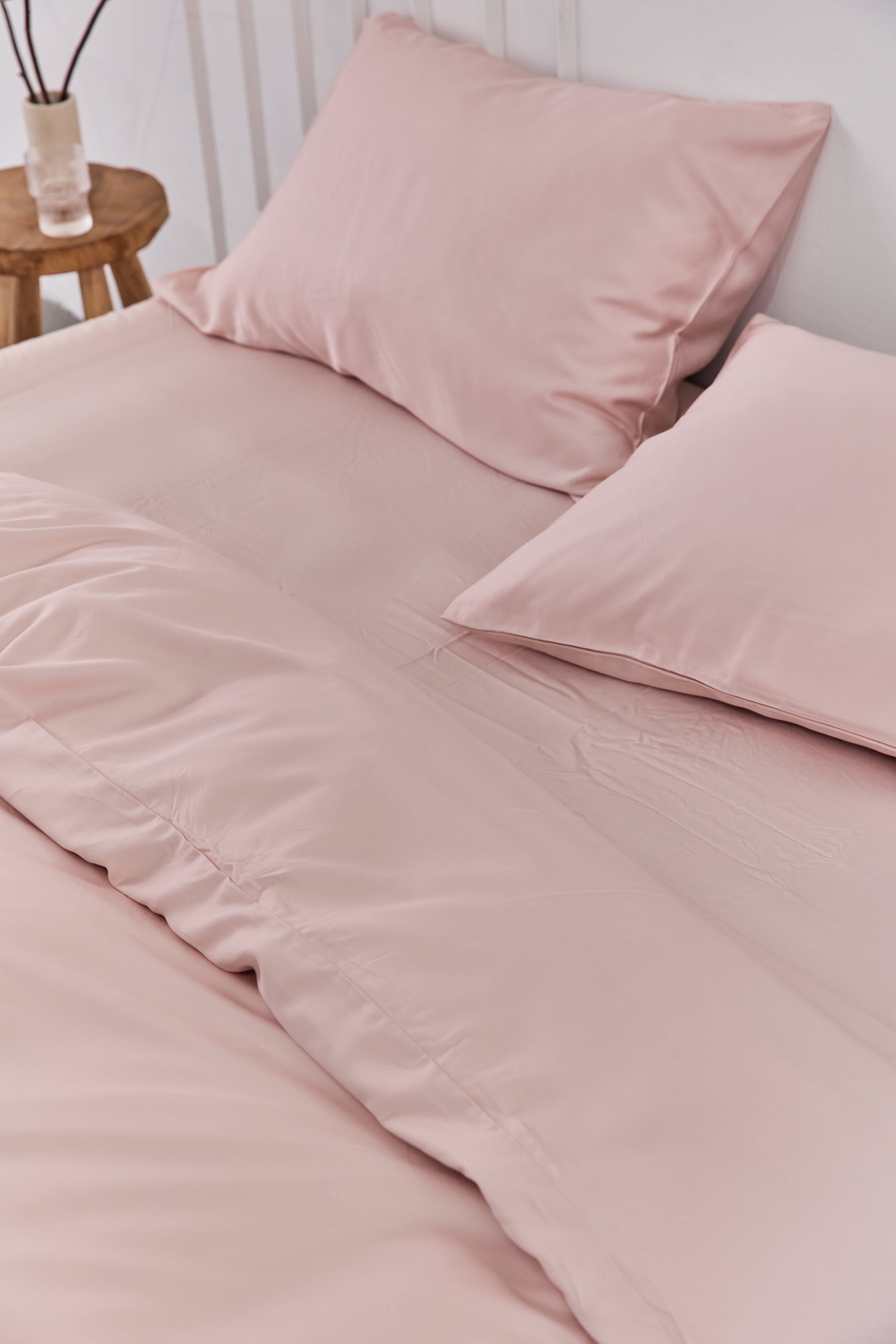 זוג ציפיות במבוק Rose.Quartz