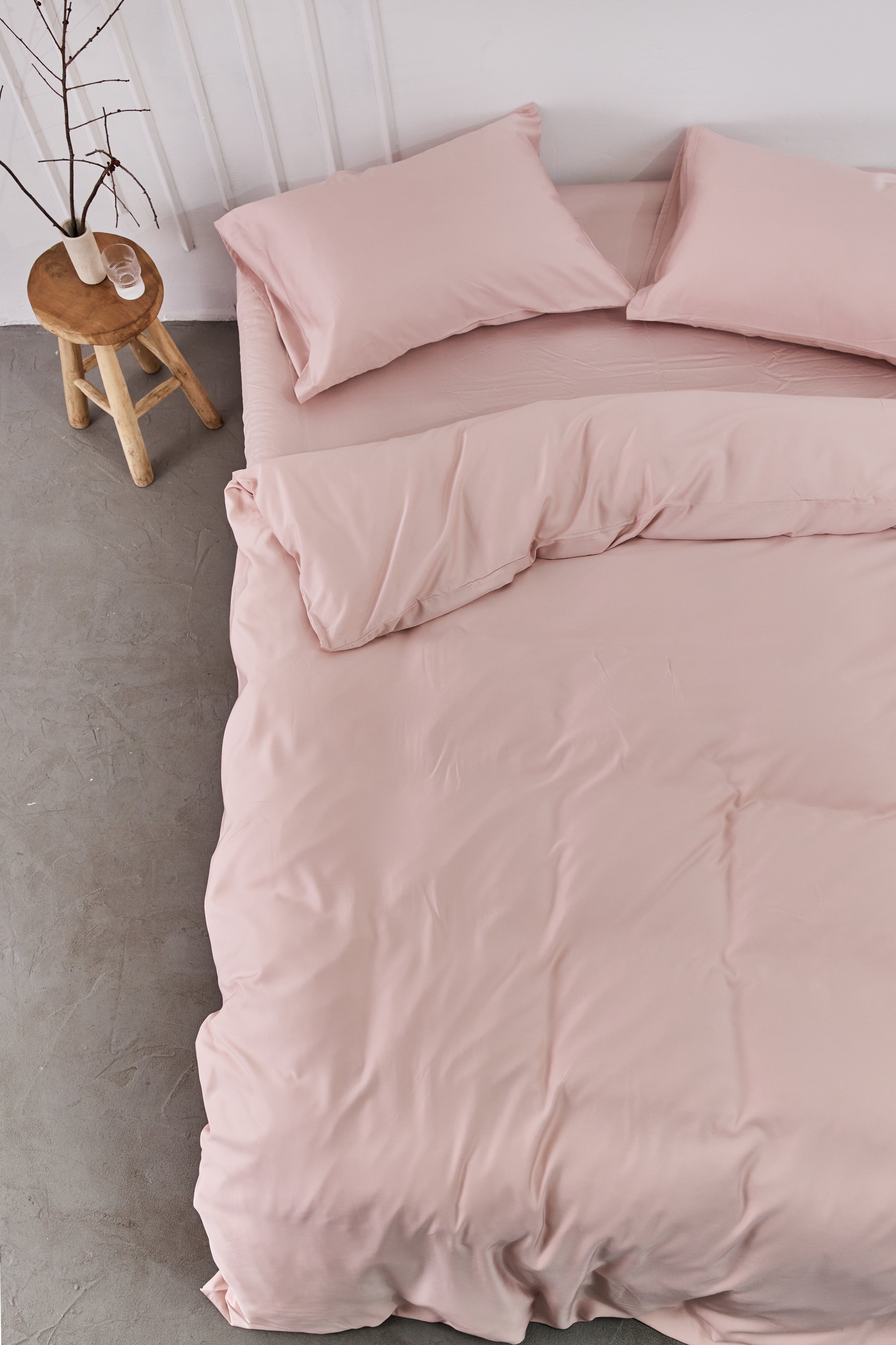 זוג ציפיות במבוק Rose.Quartz