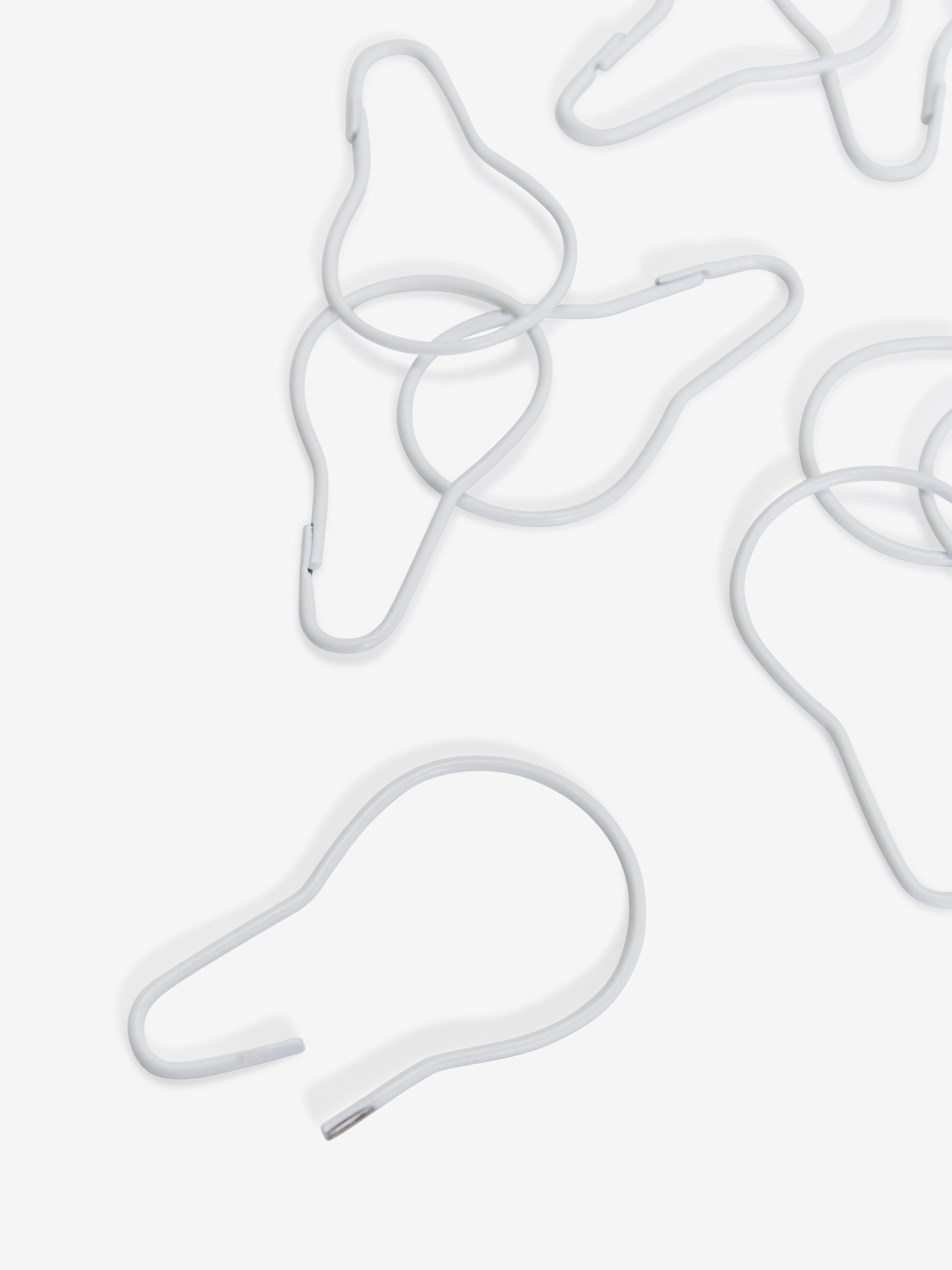 ווי מתכת לוילון אמבטיה