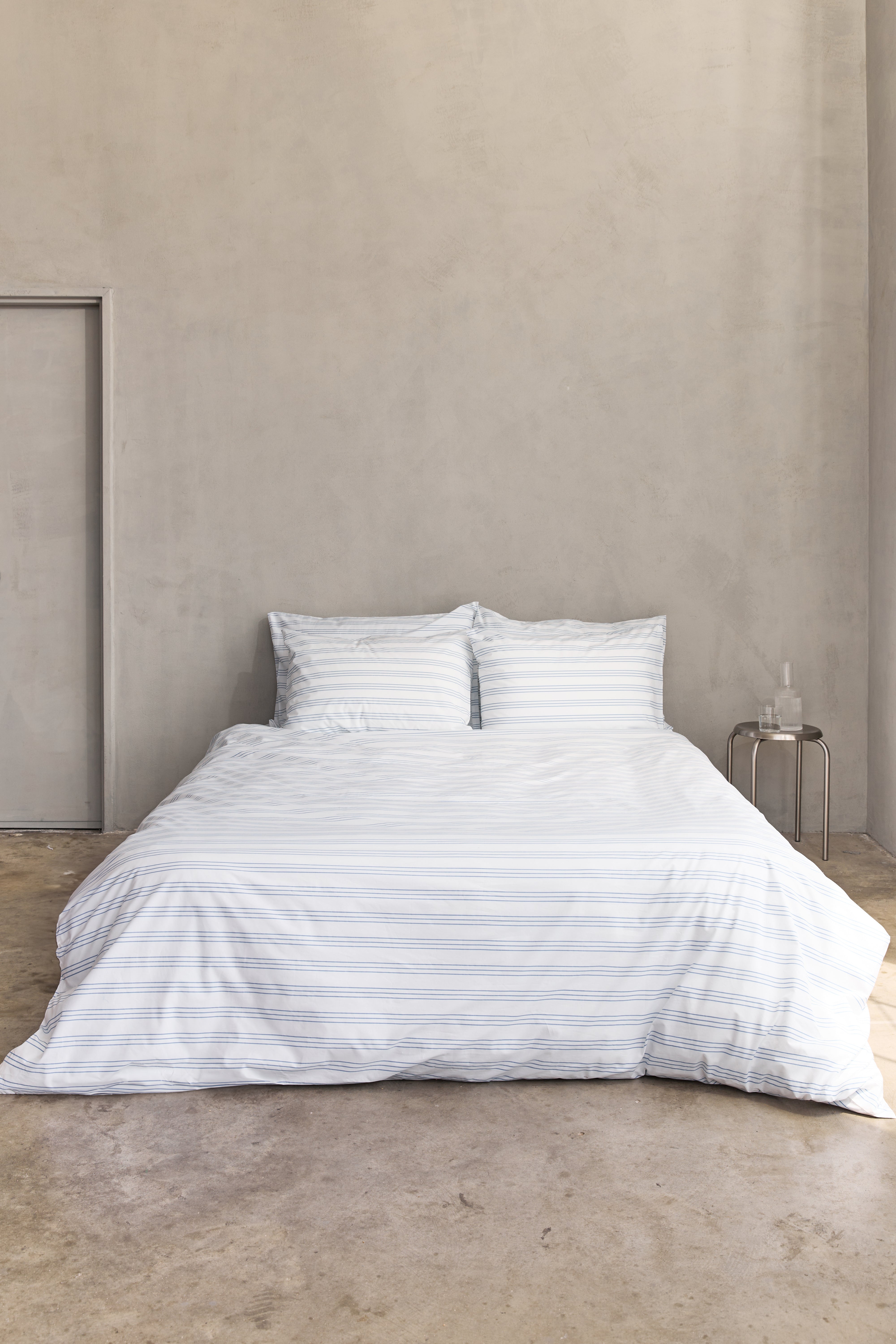 סט מצעי פרקל Ocean Breeze Stripes