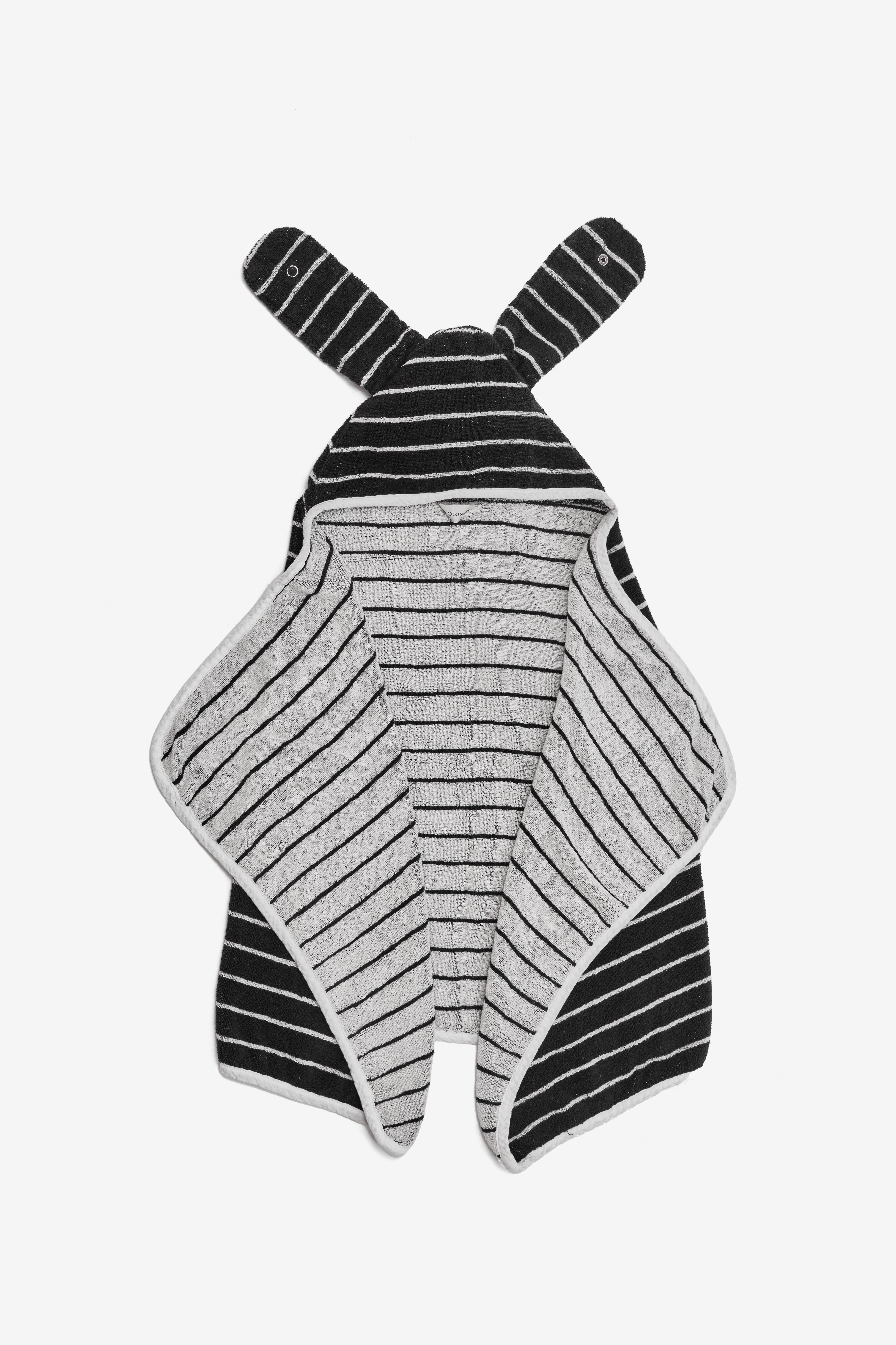 מגבת תינוקות Cuddle Noir & Blanc