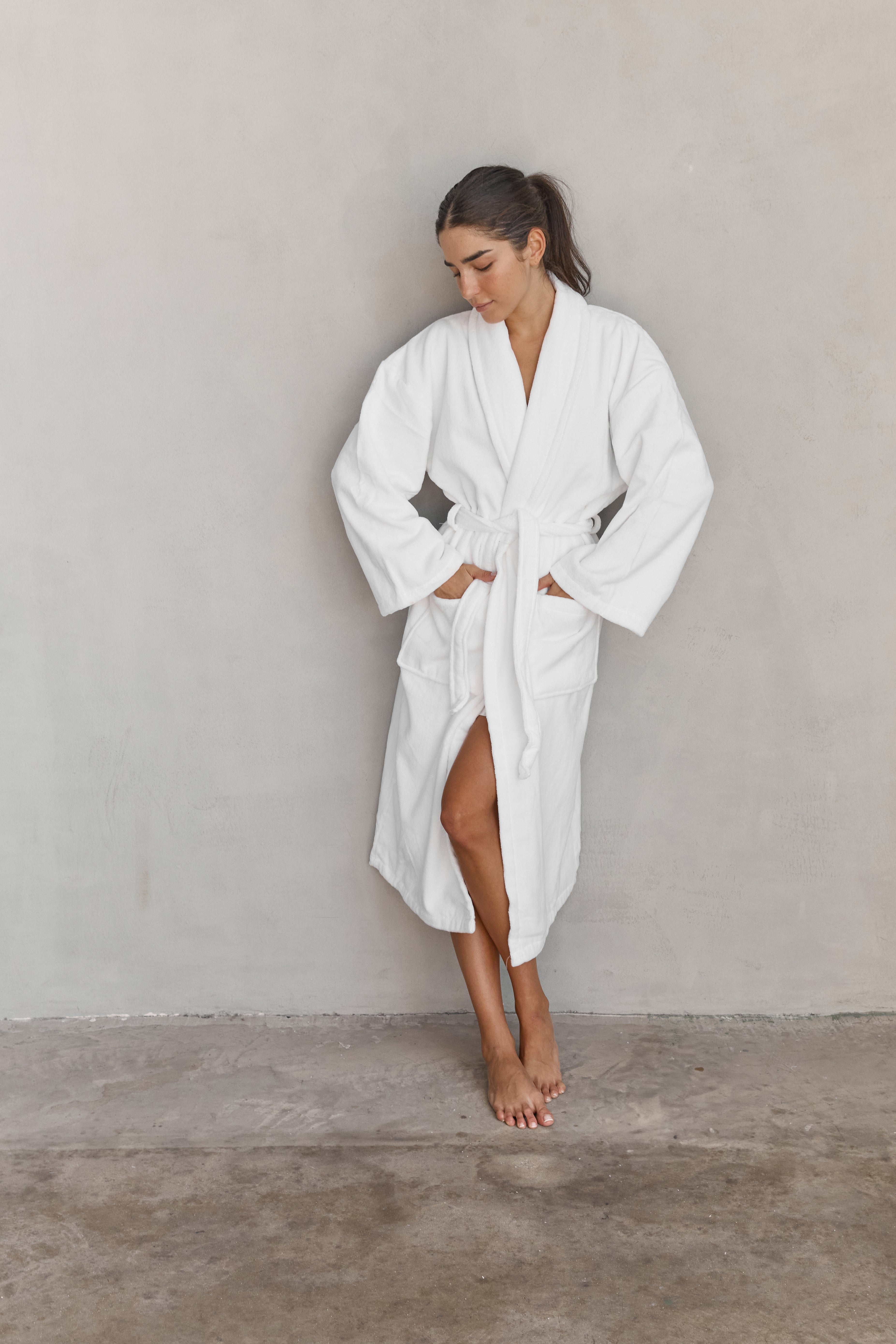 חלוק רחצה קלאסי White