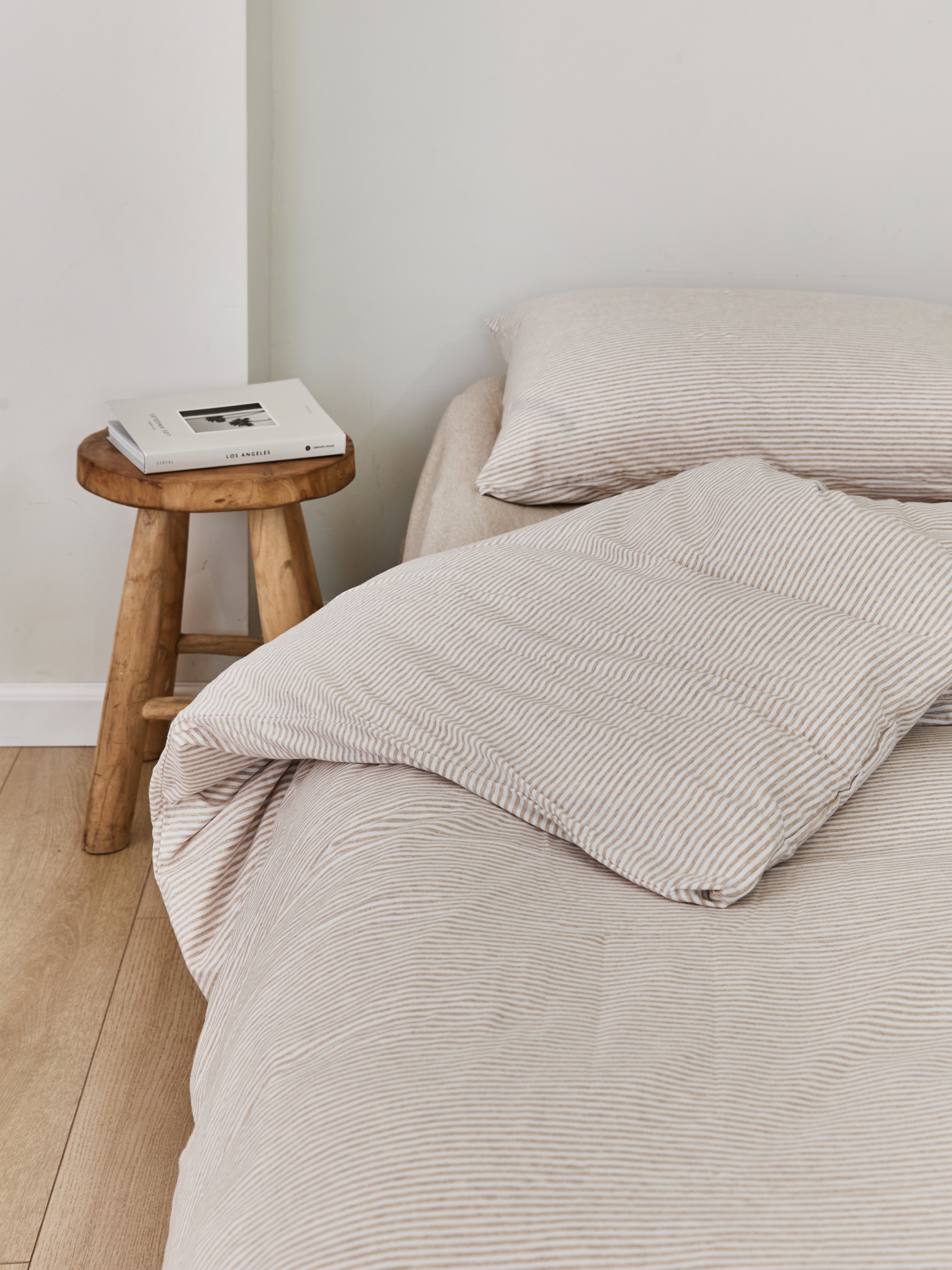 סט מצעי ג'רסי במבוק Beige Malange