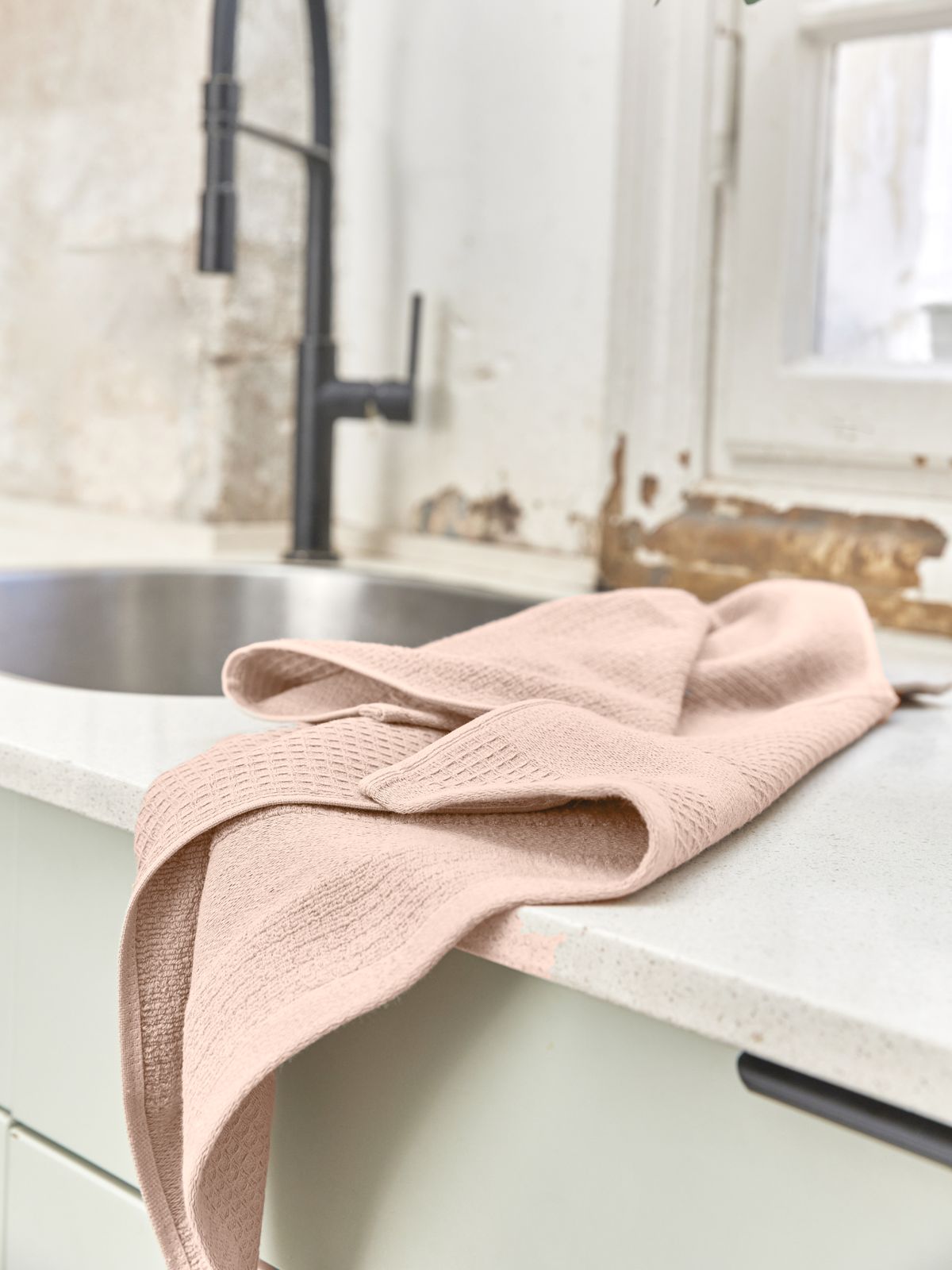 מגבת מטבח באריגת פיקה