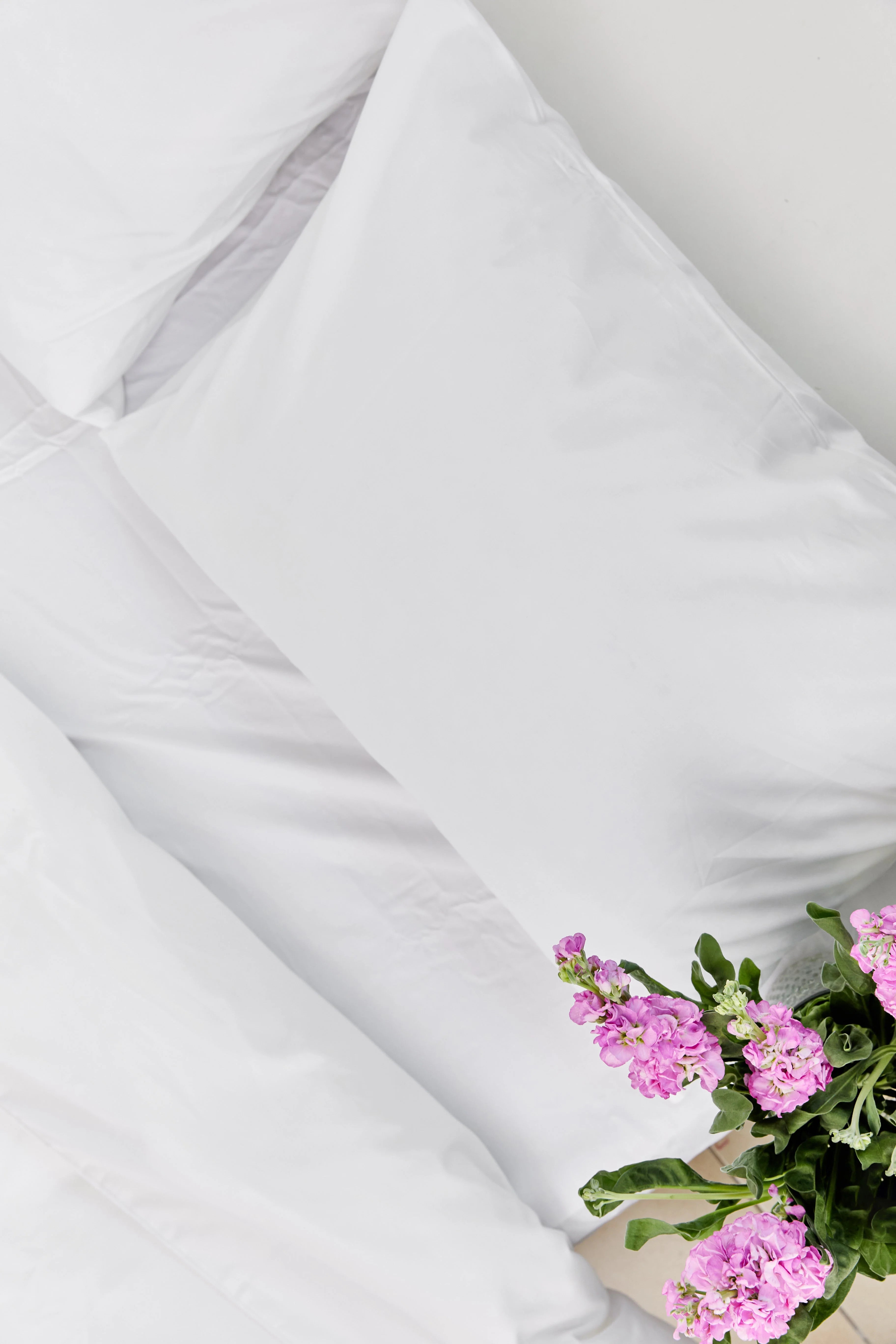 סט מצעי סאטן 500 White