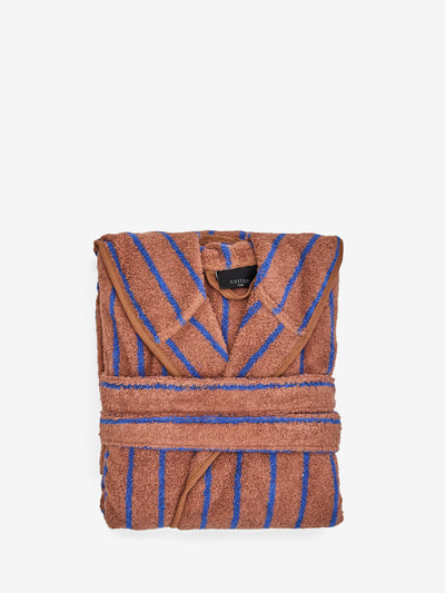 חלוק רחצה פסים Camel Blue