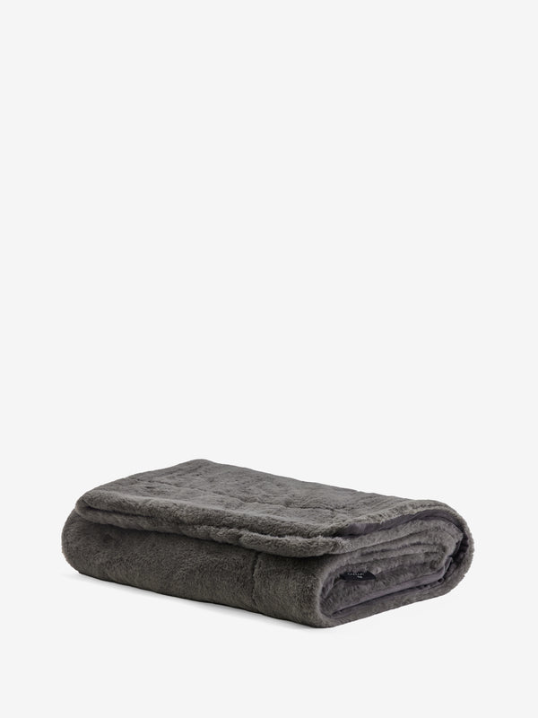 שמיכת פרווה Dark Gray