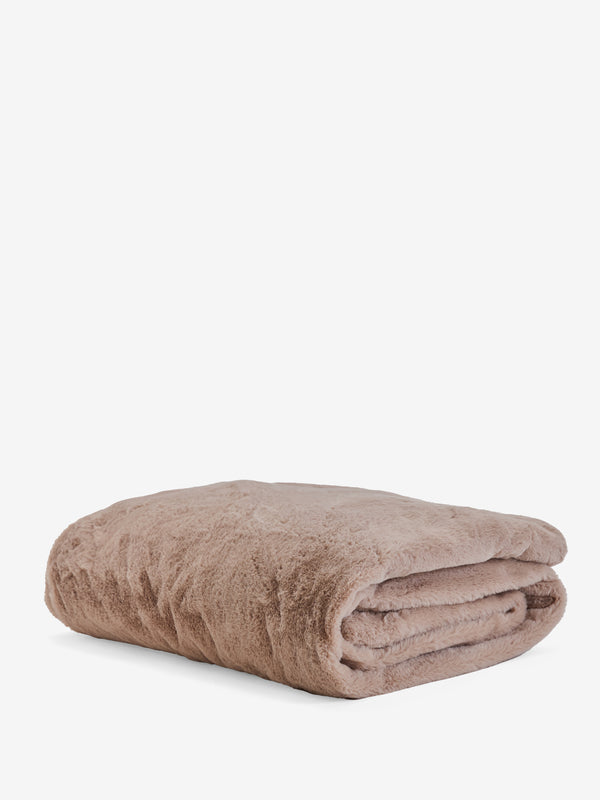 שמיכת פרווה Beige