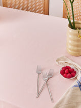 pink tablecloth