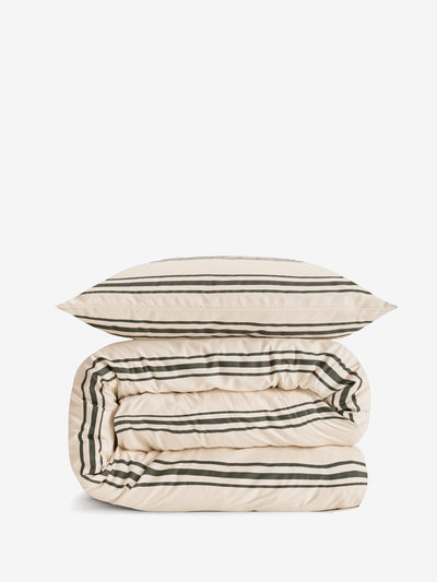 סט מצעי סאטן 500 PJ Olive Green