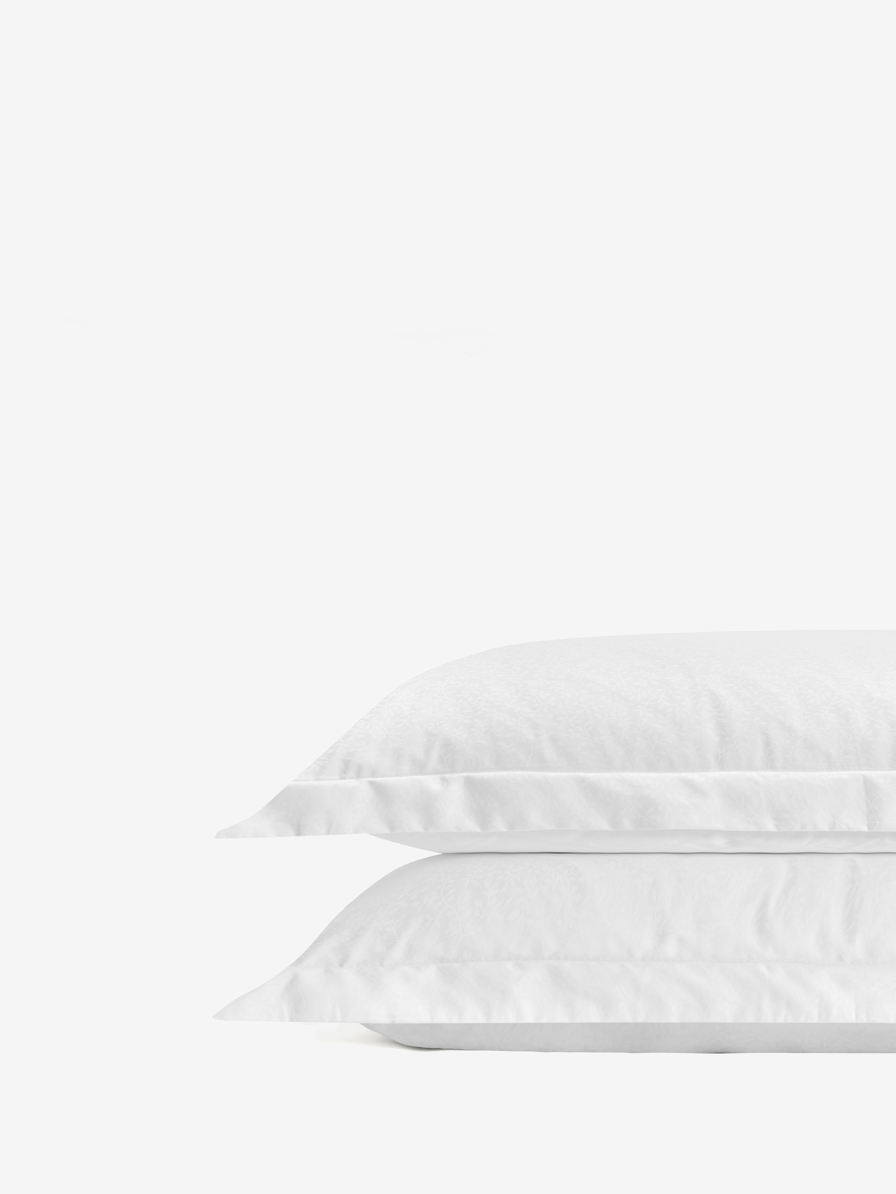 זוג ציפיות ג'קארד עלים