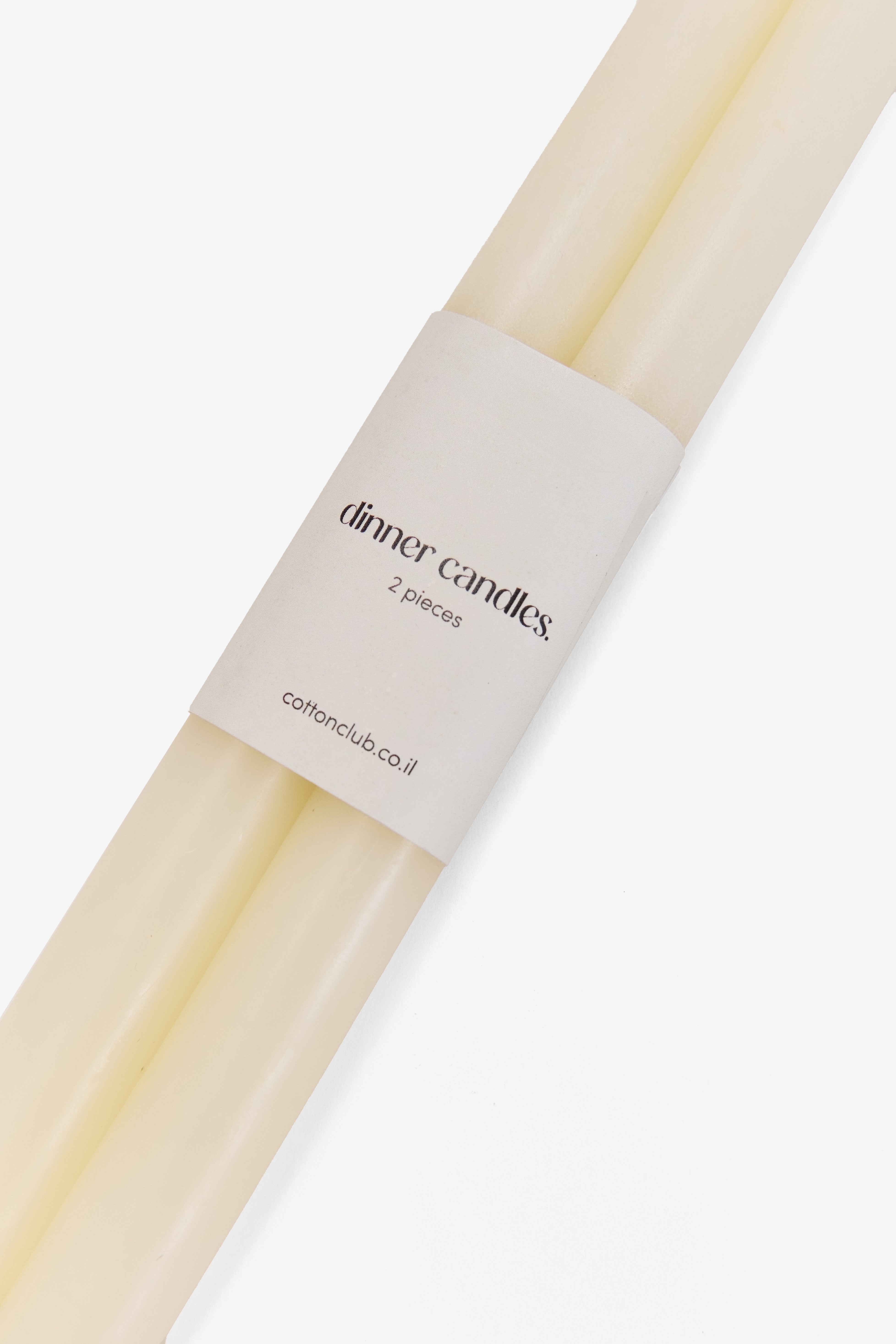 זוג נרות פמוטים ריחניים Oat