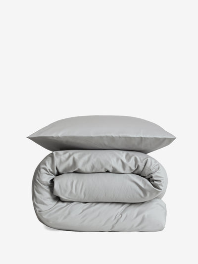 סט מצעי סאטן 500 Light Silver