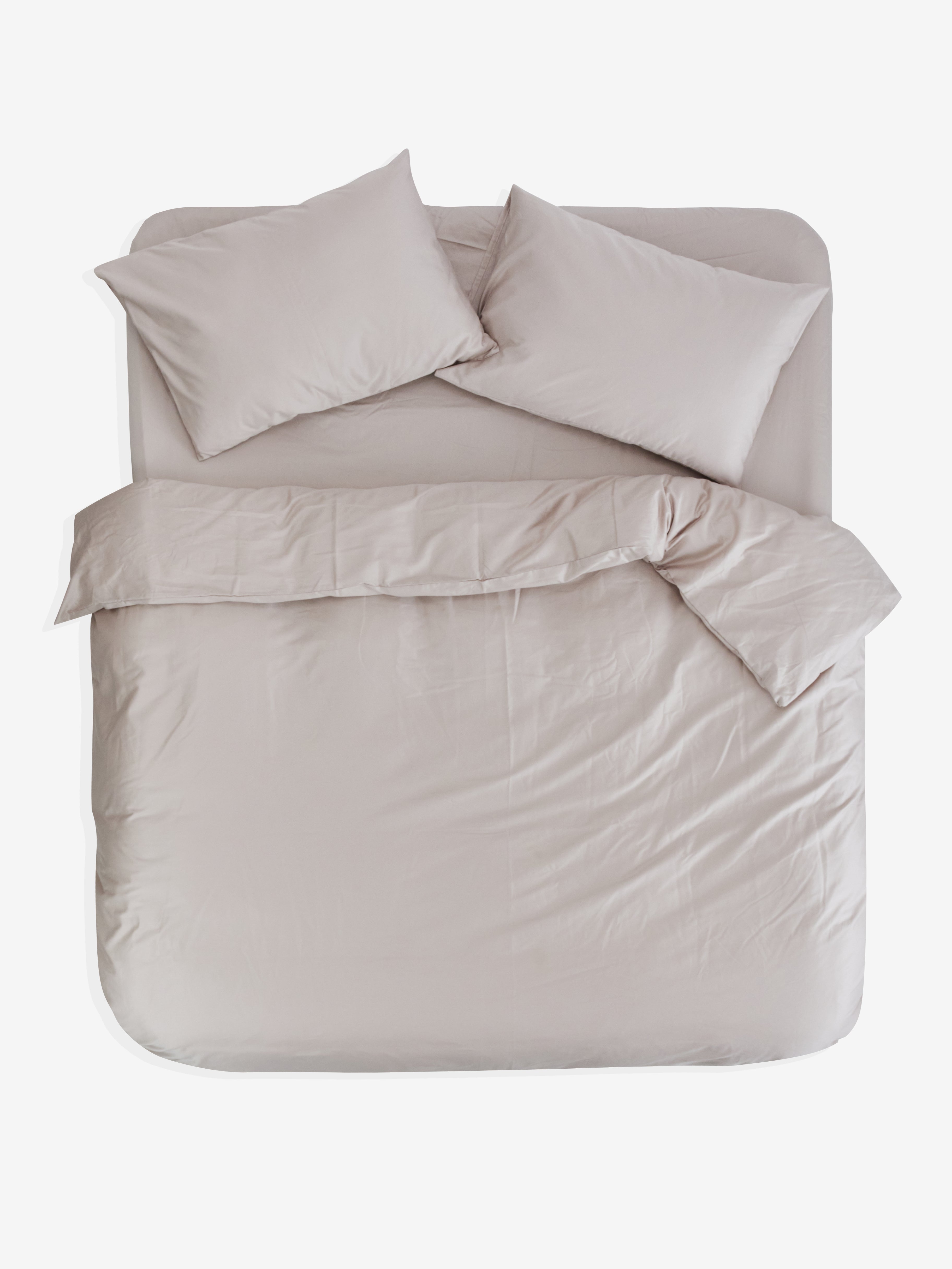 סט מצעי סאטן 300 Taupe