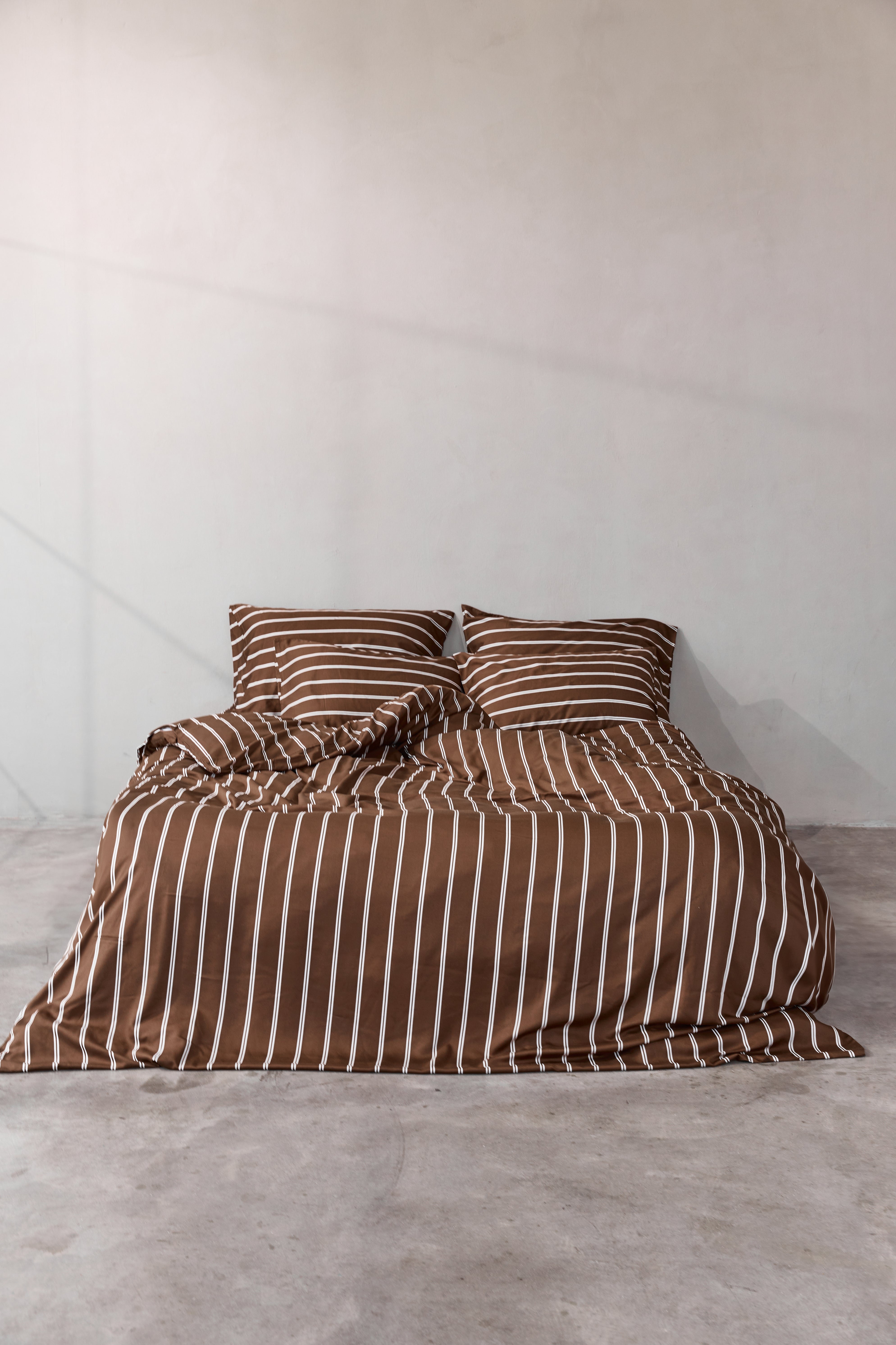 סט מצעי במבוק Cocoa.Stripes