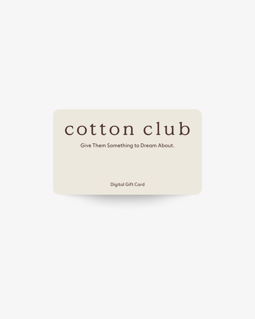 Digital Gift Card
