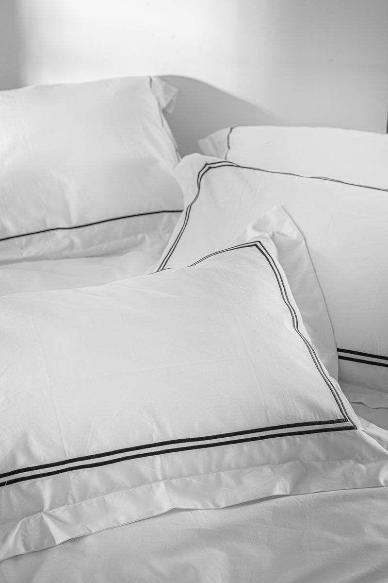 black double parto bed sheets 