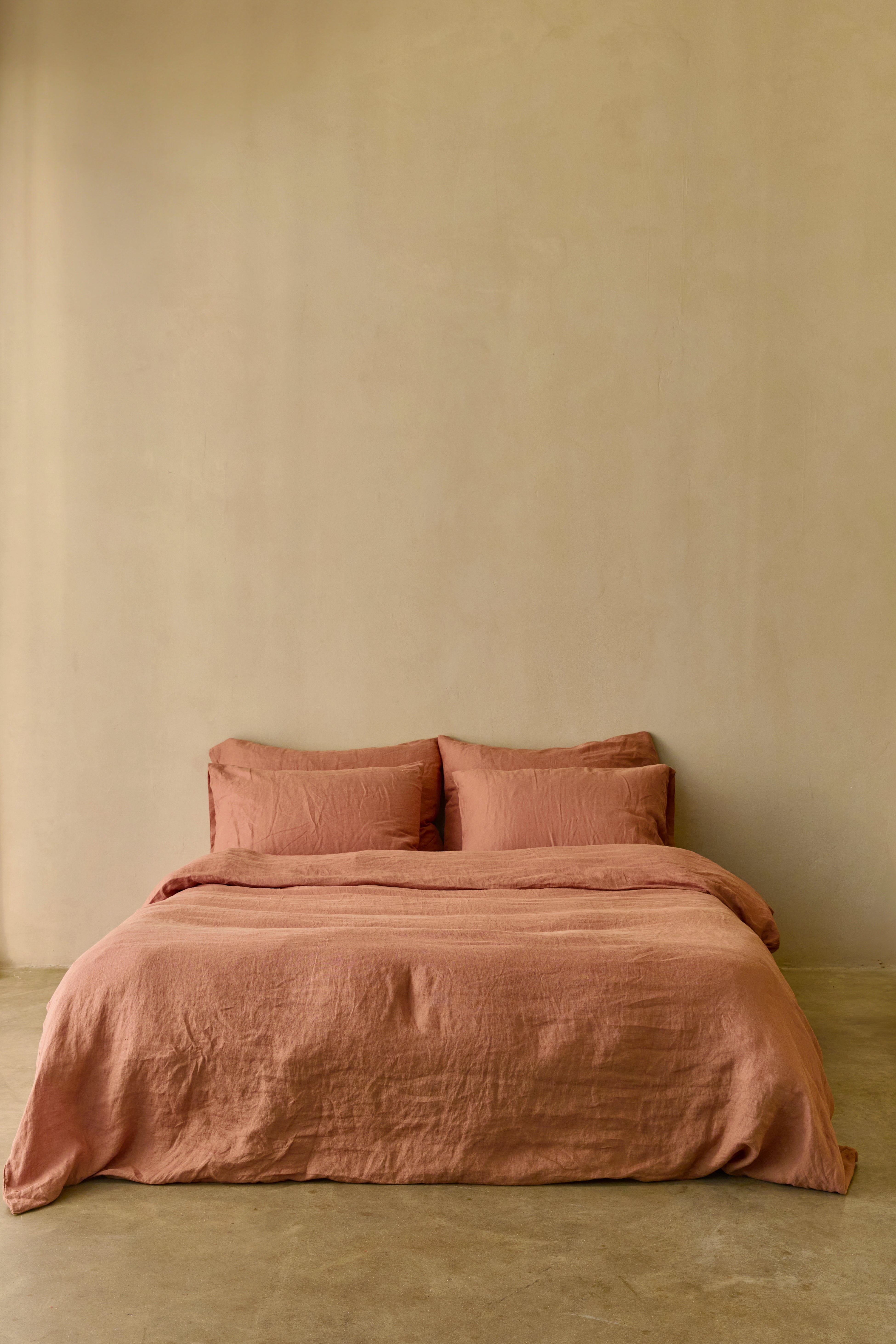 סט מצעי פשתן Mocha Brew