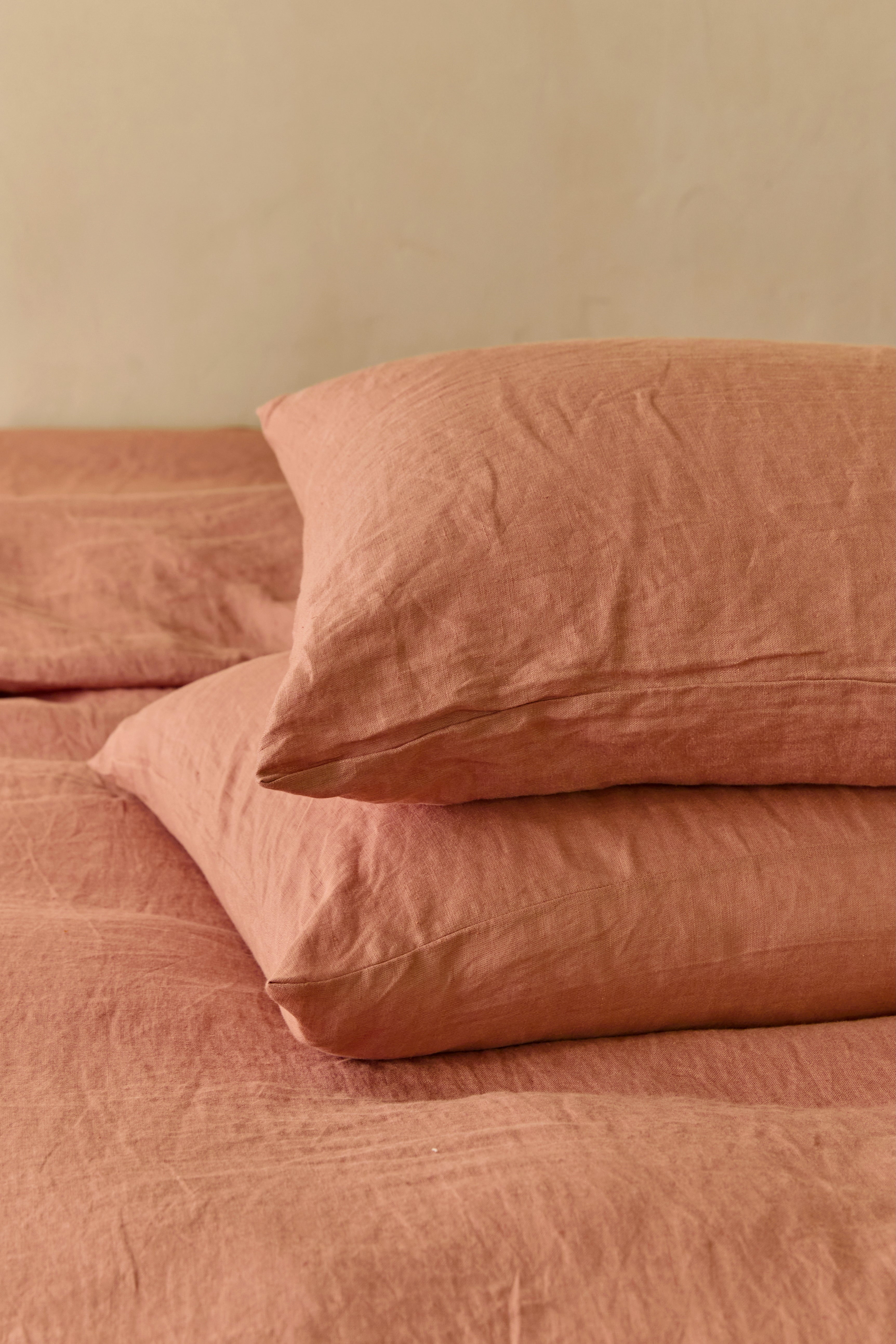 סט מצעי פשתן Mocha Brew