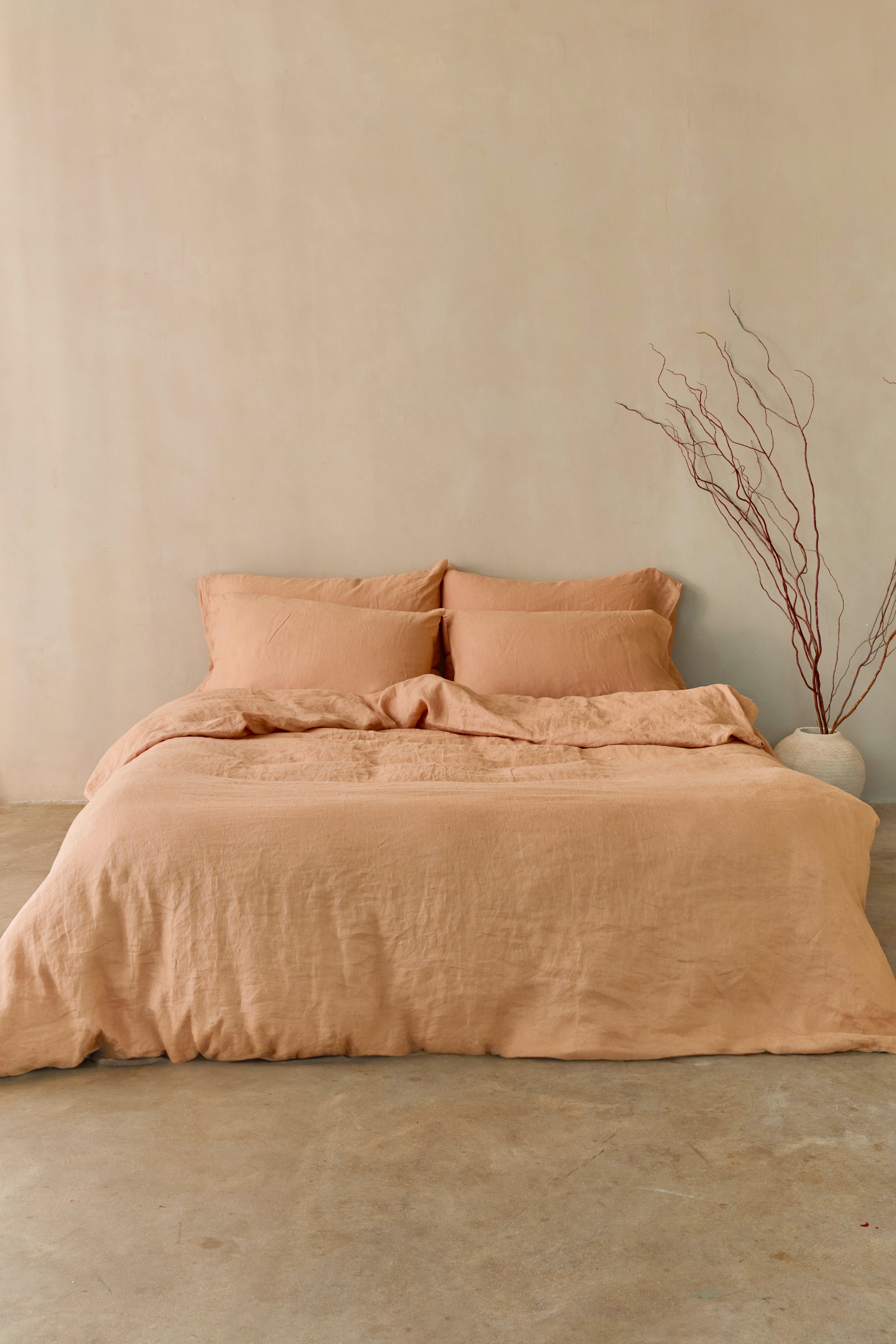 סט מצעי פשתן Maple Sugar