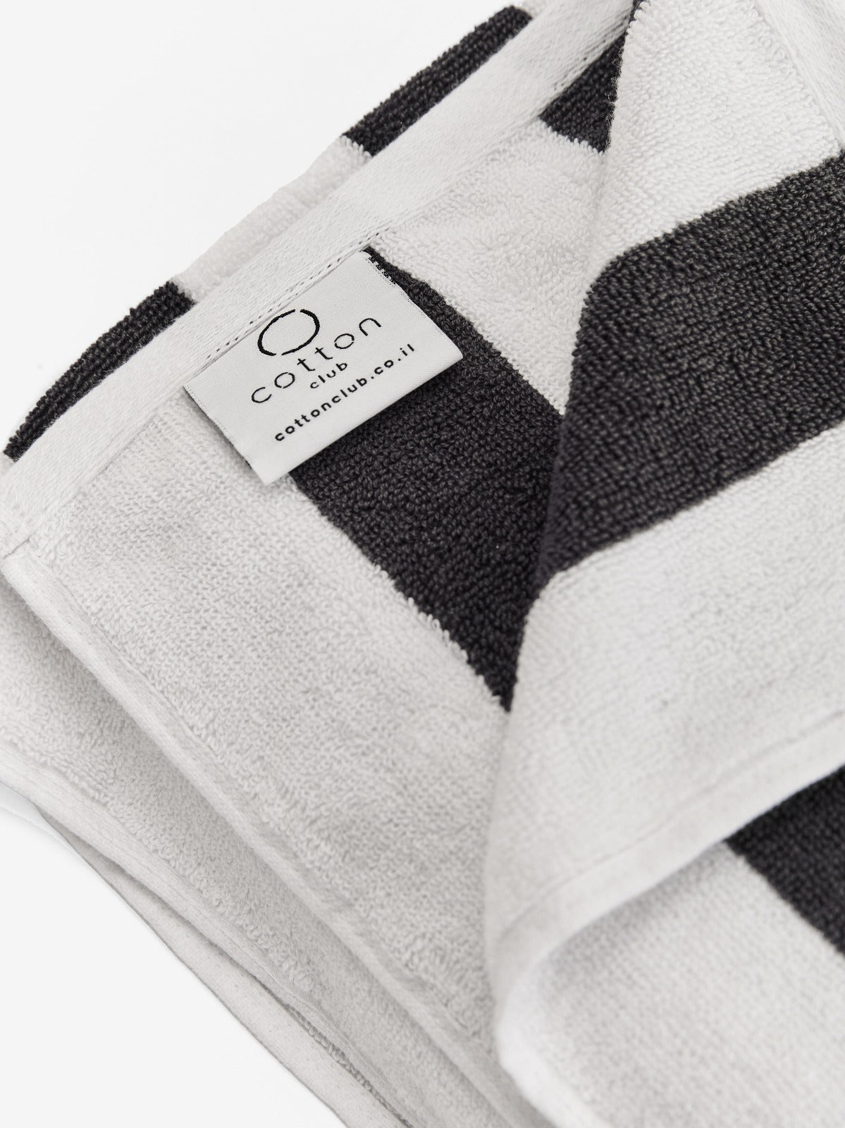 מגבת חוף Gray Stripes