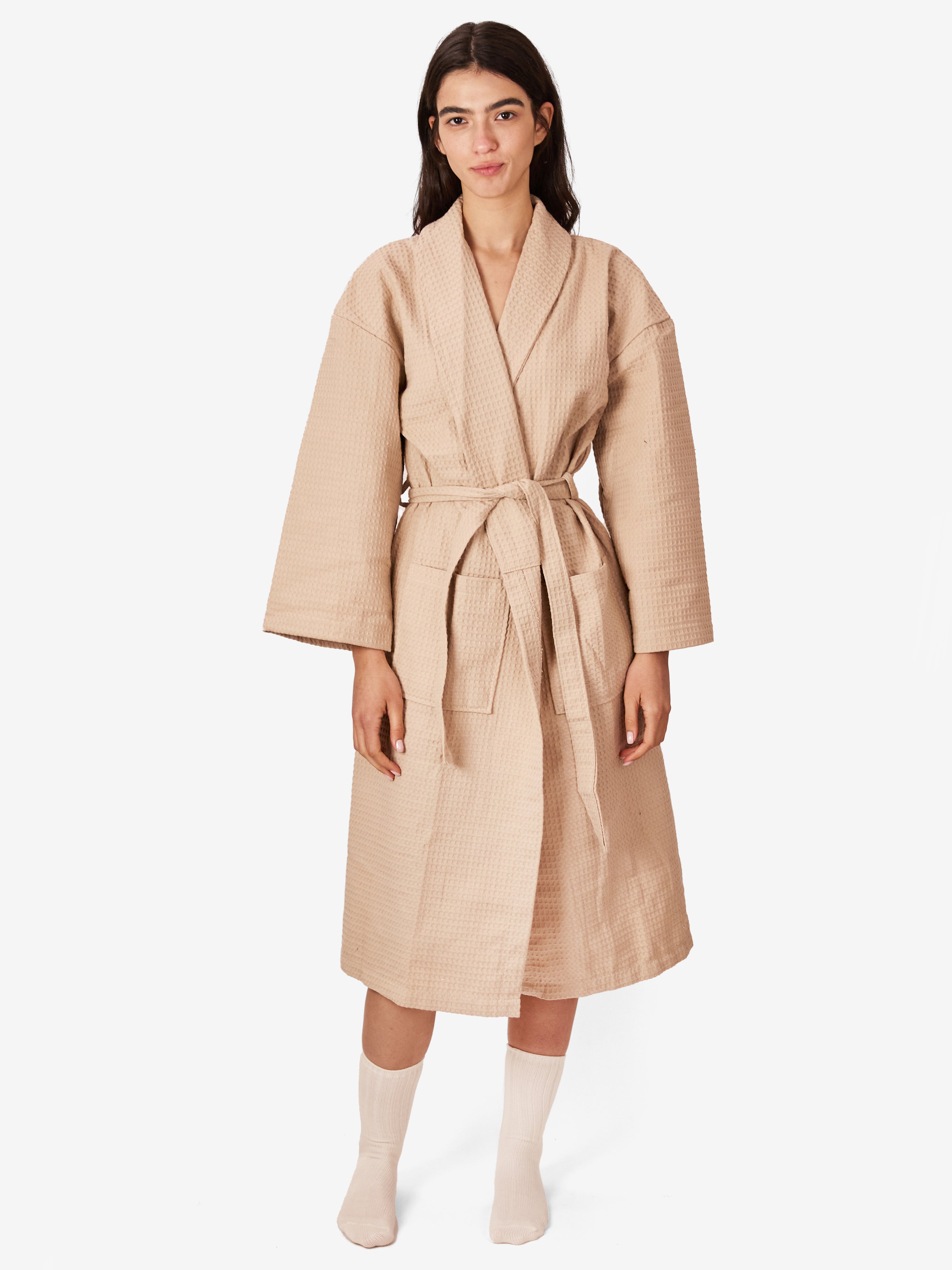 fog Waffle Robe