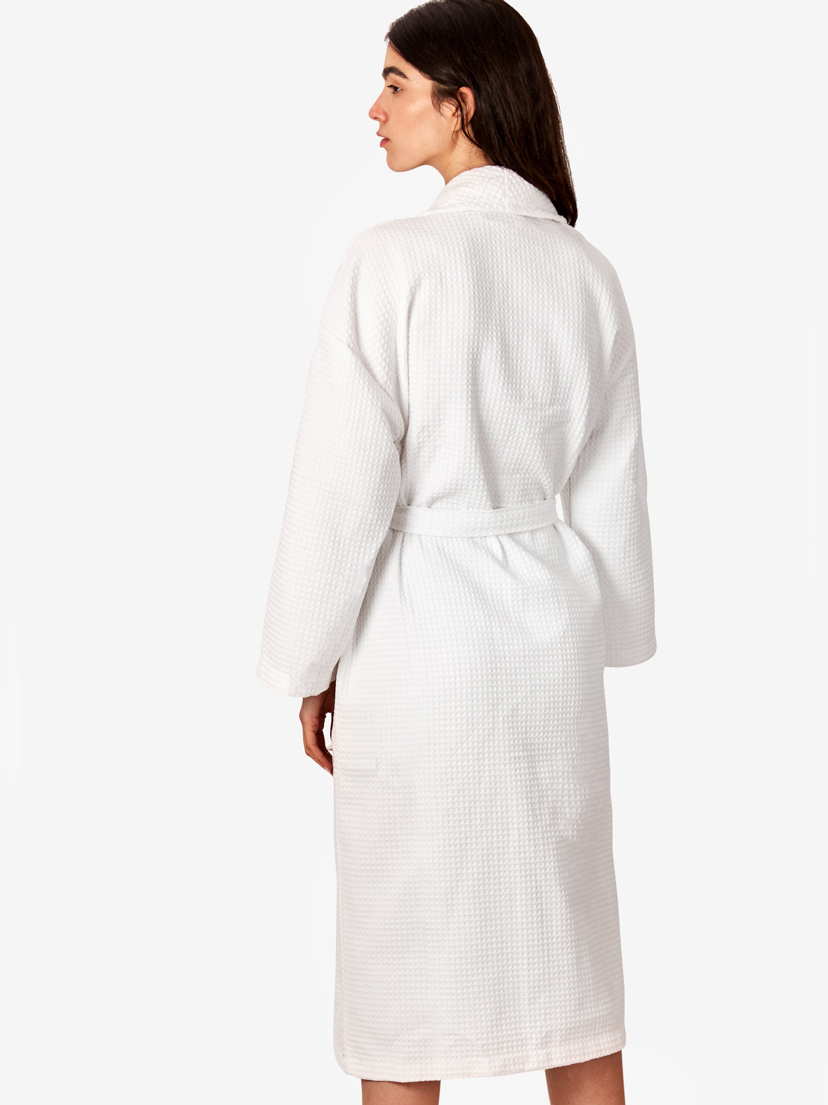 white Waffle Robe