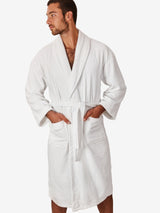 white classic robe